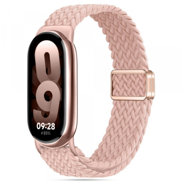 Curea Techsuit W032 pentru Xiaomi Smart Band 9 / 8, Roz
