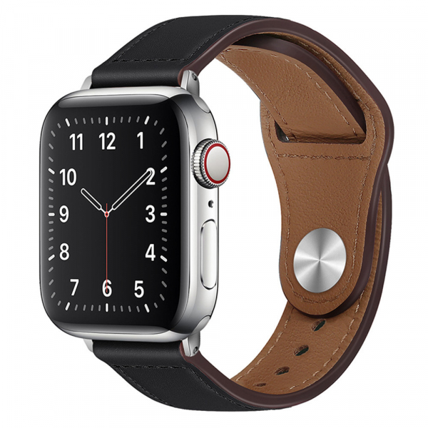 Curea Techsuit W033 pentru Apple Watch 49mm / 46mm / 45mm / 44mm / 42mm Series, Neagra