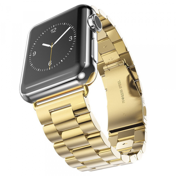 Curea Techsuit W036 pentru Apple Watch 49mm / 46mm / 45mm / 44mm / 42mm Series, Aurie