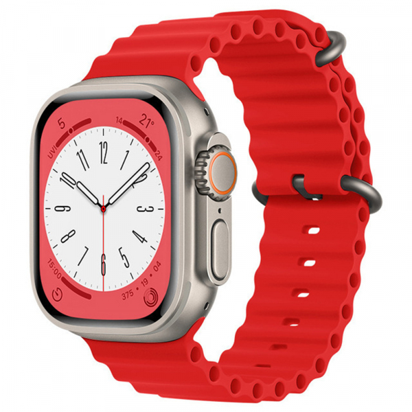 Curea Techsuit W038 pentru Apple Watch 42mm / 41mm / 40mm / 38mm Series, Rosie