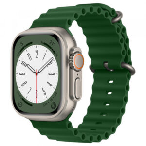 Curea Techsuit W038 pentru Apple Watch 42mm / 41mm / 40mm / 38mm Series, Verde Inchis