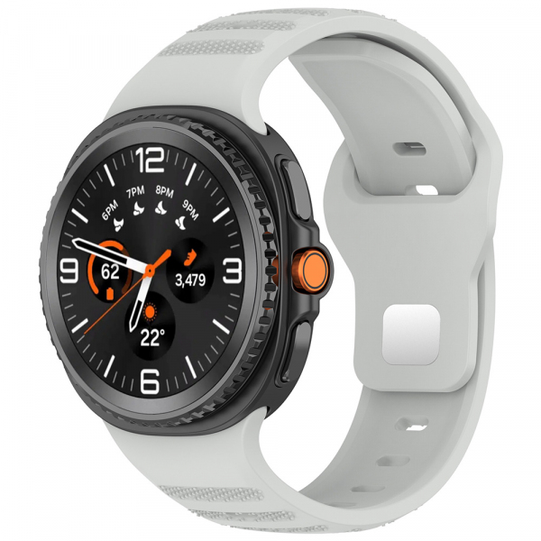 Curea Techsuit W050 pentru Samsung Galaxy Watch9 / Watch8 / Watch8 Classic Series, Gri