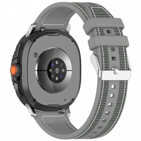Curea Techsuit W051 pentru Samsung Galaxy Watch9 / Watch8 / Watch8 Classic Series, Gri