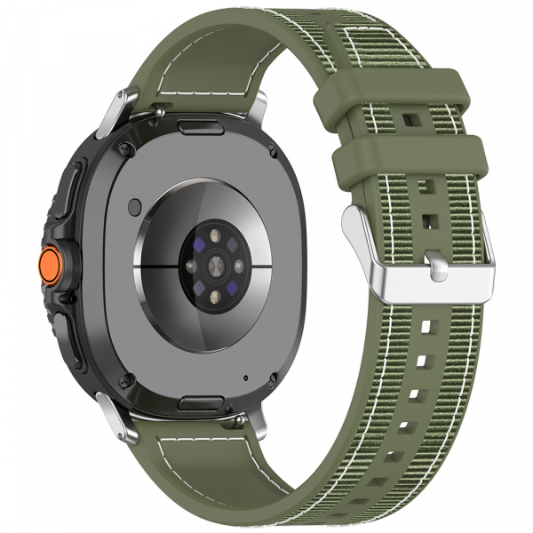 Curea Techsuit W051 pentru Samsung Galaxy Watch9 / Watch8 / Watch8 Classic Series, Verde