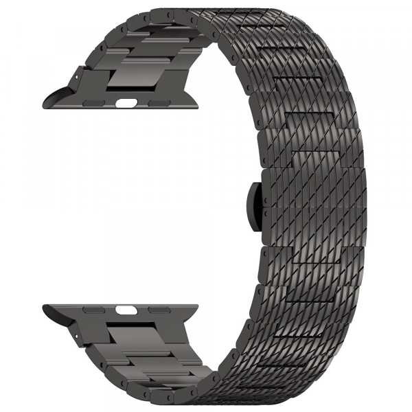Curea Techsuit W052 pentru Apple Watch 42mm / 41mm / 40mm / 38mm Series, Neagra