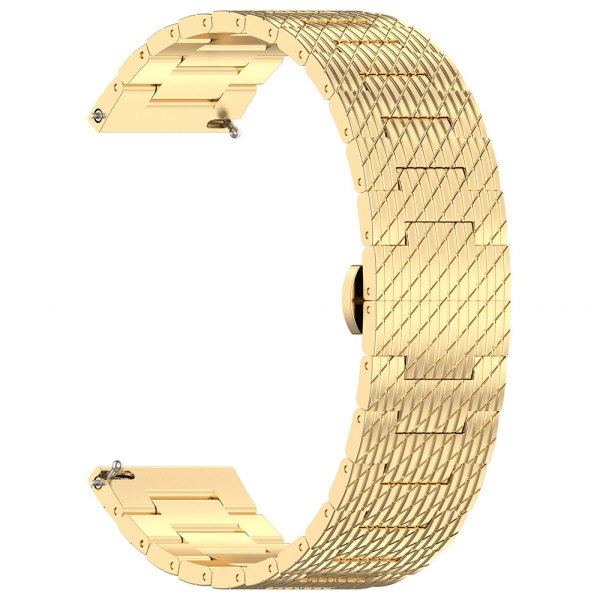 Curea Techsuit W052 pentru Huawei Watch / Xiaomi Watch Series, 22mm, Aurie