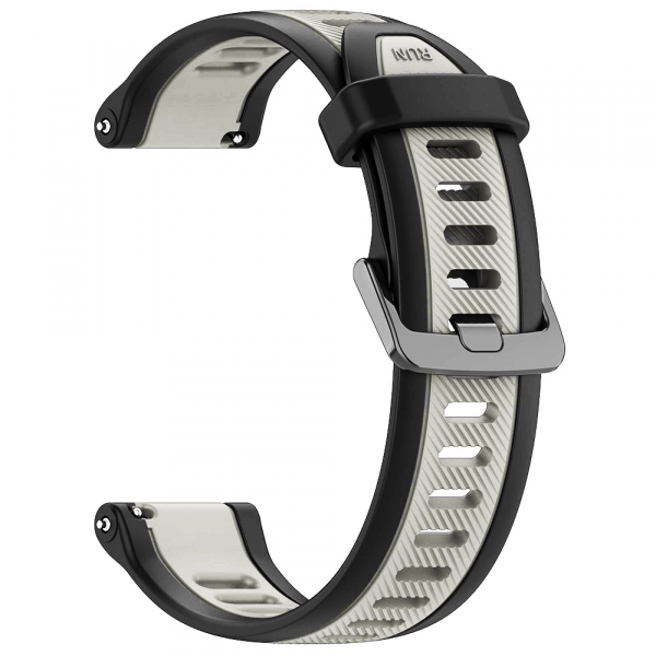 Curea Techsuit W053 pentru Huawei Watch / Garmin Watch Series, 18mm, Gri