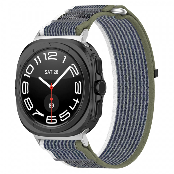 Curea Techsuit W054 pentru Samsung Galaxy Watch Ultra Series, Verde Gri