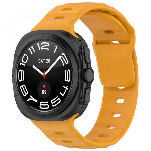 Curea Techsuit W055 pentru Samsung Galaxy Watch Ultra Series, Portocalie