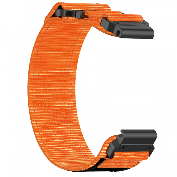 Curea Techsuit W057 pentru Garmin Instinct / Approach / Fenix Watch Series, 20mm, Portocalie