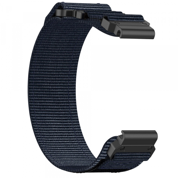 Curea Techsuit W057 pentru Garmin Watch Fenix / Forerunner Series, 22mm, Bleumarin
