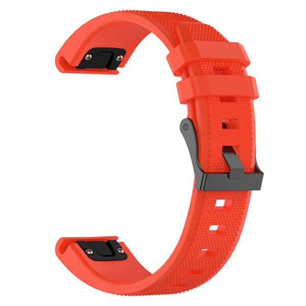 Curea Techsuit W058 pentru Garmin Watch Fenix / Forerunner Series, 22mm, Portocalie