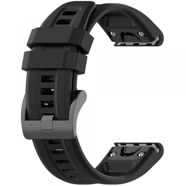 Curea Techsuit W060 pentru Garmin Instinct / Approach / Fenix Watch Series, 20mm, Neagra