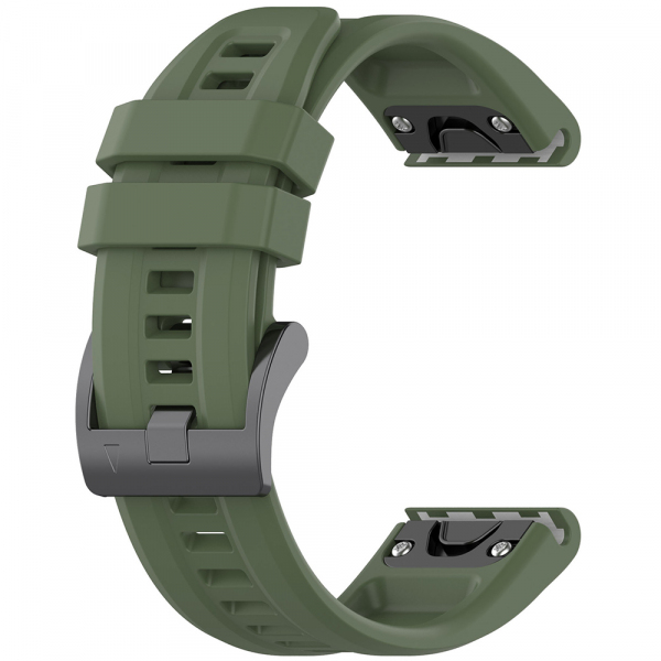 Curea Techsuit W060 pentru Garmin Watch Fenix Series, Verde Inchis