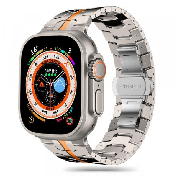 Curea Techsuit W063 pentru Huawei Watch / Xiaomi Watch Series, Portocalie