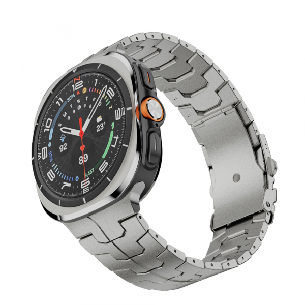Curea Techsuit W063 pentru Samsung Galaxy Watch Ultra Series, Gri
