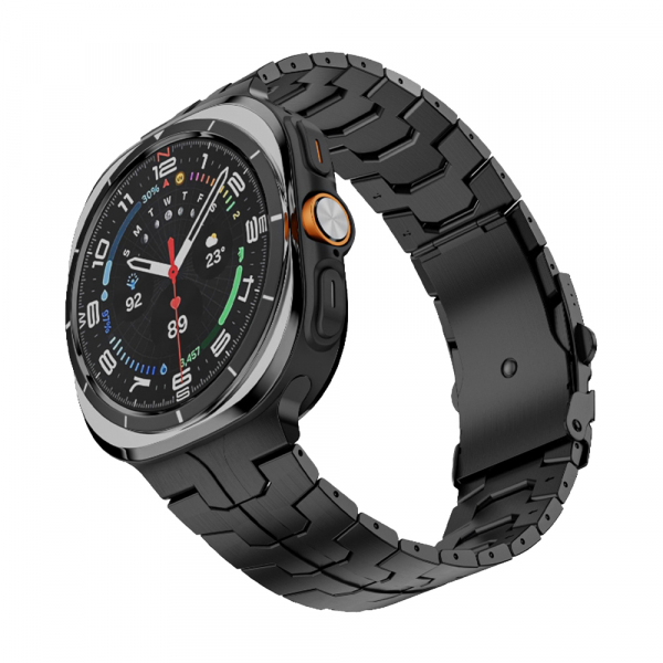 Curea Techsuit W063 pentru Samsung Galaxy Watch Ultra Series, Neagra