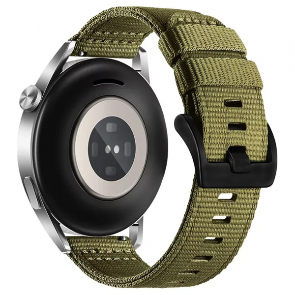 Curea Techsuit W070 pentru Samsung Galaxy Watch / Huawei Watch Series, 22mm, Verde
