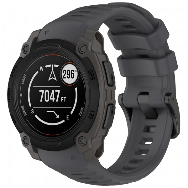 Curea Techsuit W076 pentru Garmin Instinct E 40mm, Gri