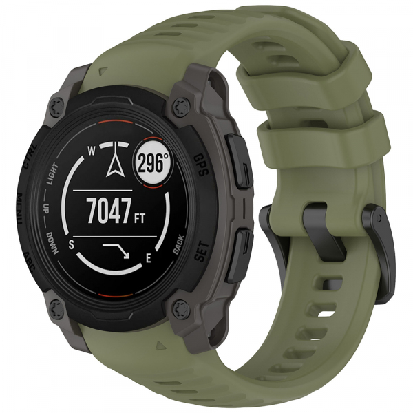 Curea Techsuit W076 pentru Garmin Instinct E 40mm, Verde