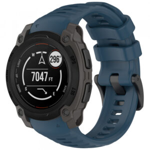 Curea Techsuit W076 pentru Garmin Instinct E 45mm, Bleumarin