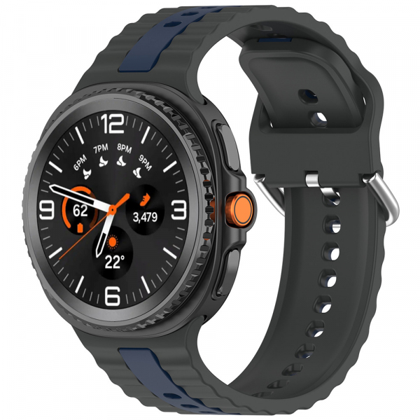 Curea Techsuit W078 pentru Samsung Galaxy Watch9 / Watch8 / Watch8 Classic Series, Gri