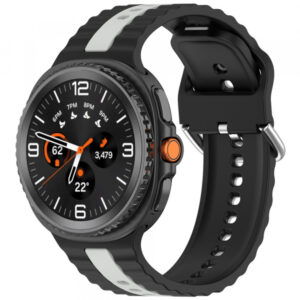 Curea Techsuit W078 pentru Samsung Galaxy Watch9 / Watch8 / Watch8 Classic Series, Neagra