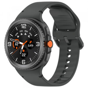 Curea Techsuit W079 pentru Samsung Galaxy Watch9 / Watch8 / Watch8 Classic Series, Neagra Grafit