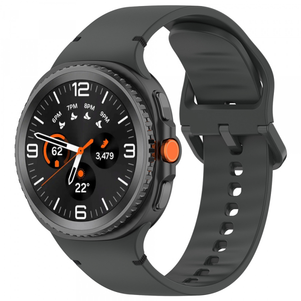 Curea Techsuit W079 pentru Samsung Galaxy Watch9 / Watch8 / Watch8 Classic Series, Neagra Grafit