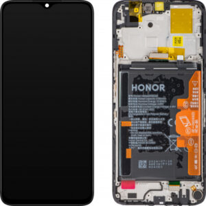 Display cu Touchscreen Honor X5 Plus / X6a, cu Rama si Acumulator, Negru, Service Pack 0235AJLY
