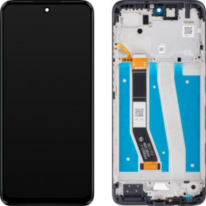 Display cu Touchscreen Motorola Moto G14, cu Rama, Gri (Steel Gray), Service Pack 5D68C23075