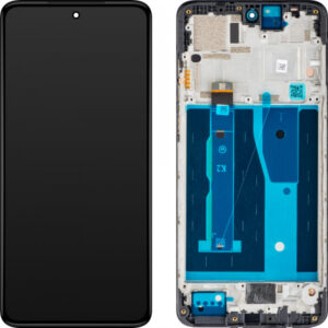 Display cu Touchscreen Motorola Moto G84, cu Rama, Negru, Service Pack 5D68C23231