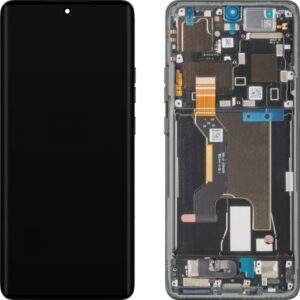 Display cu Touchscreen Motorola Edge 50 Ultra, cu Rama, Negru (Forest Grey), Service Pack 5D68C24483