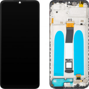 Display cu Touchscreen MP compatibil cu Xiaomi Poco C40 / Redmi 10 Power / 10C, cu Rama, Negru