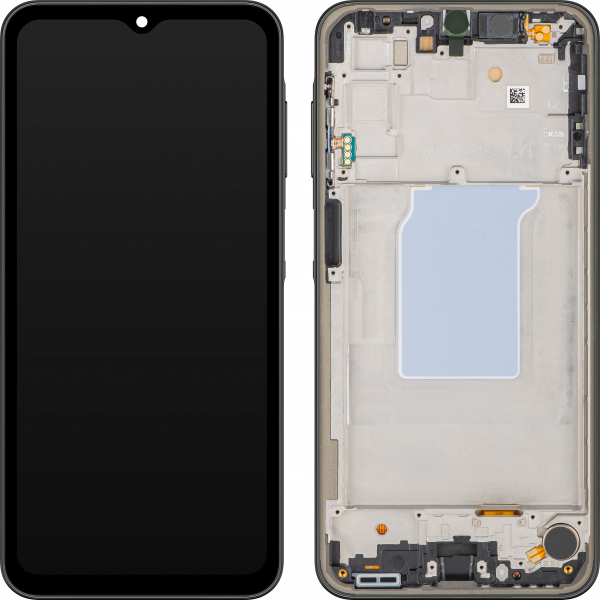 Display cu Touchscreen MP compatibil cu Samsung Galaxy A26 A266, cu Rama, Negru
