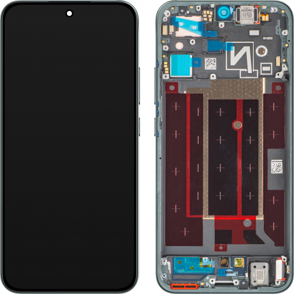 Display cu Touchscreen Oppo Reno14, cu Rama, Verde (Forest Green), Service Pack 621029000602