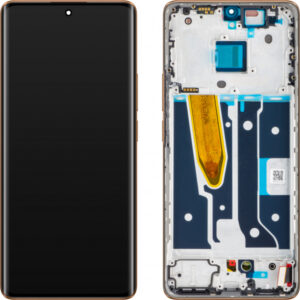 Display cu Touchscreen Realme 11 Pro, cu Rama, Bej (Sunrise Beige), Service Pack 621029000035
