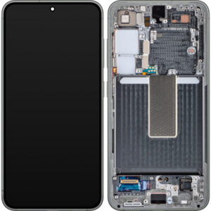 Display cu Touchscreen Samsung Galaxy S23 S911, cu Rama, Verde, Service Pack GH82-30480C