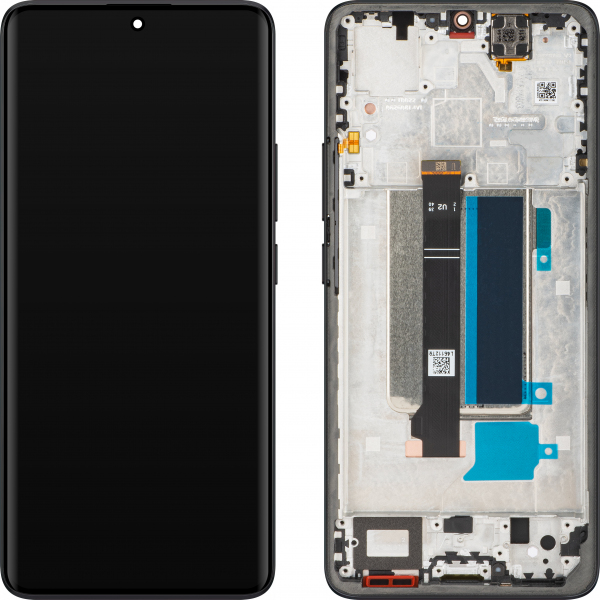 Display cu Touchscreen Xiaomi Redmi Note 13 Pro+, cu Rama, Negru, Service Pack 560002N16U00