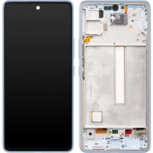 Display cu Touchscreen Samsung Galaxy A53 5G A536, cu Rama, Albastru, Service Pack GH82-28024C
