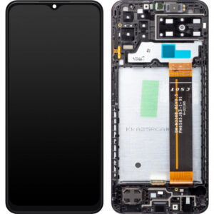 Display cu Touchscreen Samsung Galaxy A13 A137, cu Rama, Negru, Service Pack GH82-29228A