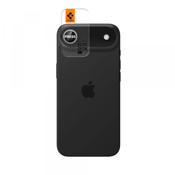 Folie de protectie Camera Spate Spigen GlastR EZ FIT Optik Pro pentru Apple iPhone 17 Air, Sticla Securizata, Argintie AGL10132
