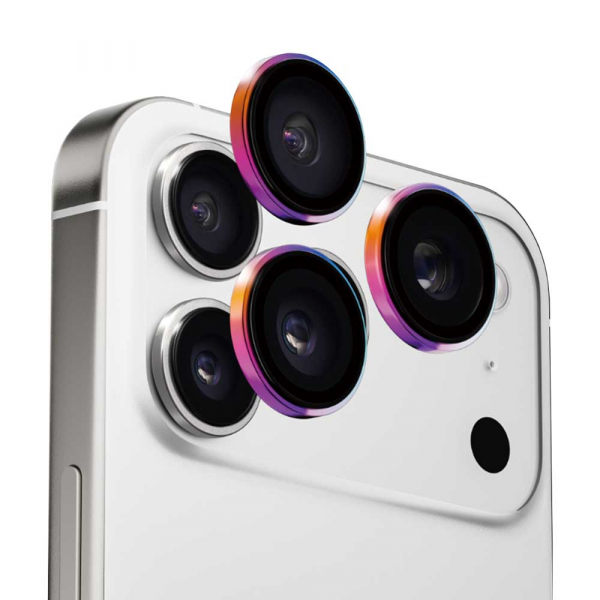 Folie de protectie Camera Spate Anank AR pentru Apple iPhone 18 Pro Max / 17 Pro Max / 18 Pro / 17 Pro, Sticla Securizata, Multicolor