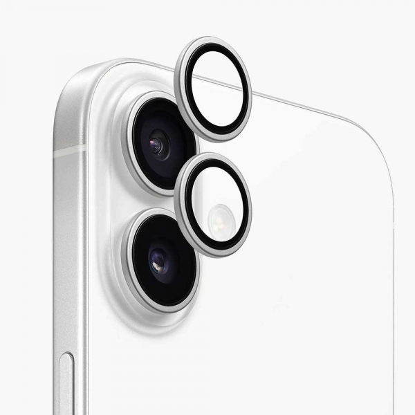 Folie de protectie Camera Spate Anank AR pentru Apple iPhone 17, Sticla Securizata, Argintie