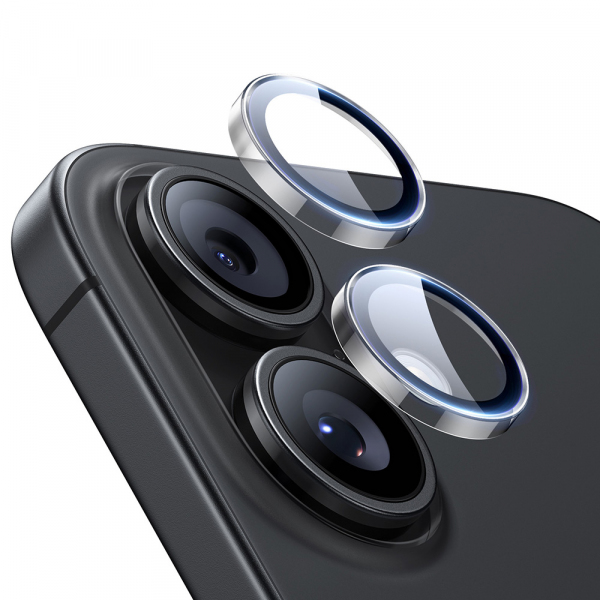 Folie de protectie Camera Spate ESR Armorite pentru Apple iPhone 17 / 16 Plus / 16, Sticla Securizata, Transparenta