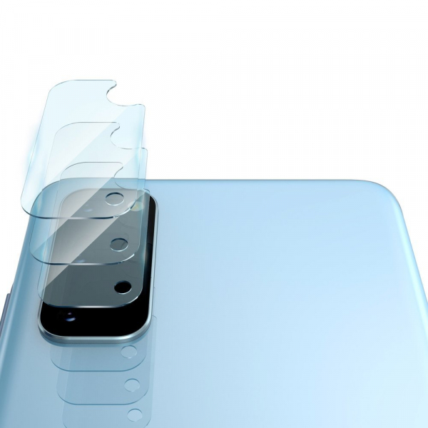 Folie de protectie Camera Spate Ringke IDGL pentru Samsung Galaxy S20 5G G981 / S20 G980, Sticla Securizata, Set 3 bucati, Transparenta
