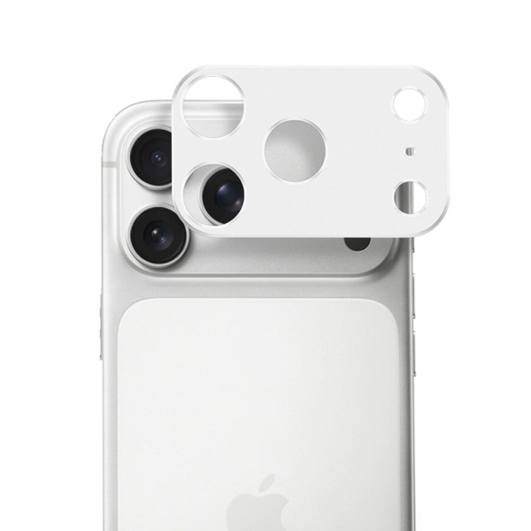 Folie de protectie Camera Spate Techsuit pentru Apple iPhone 18 Pro Max / 17 Pro Max, Sticla Securizata, Argintie