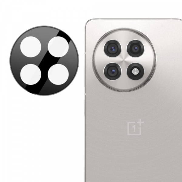 Folie de protectie Camera Spate Techsuit pentru OnePlus 13R, Sticla Securizata, Neagra