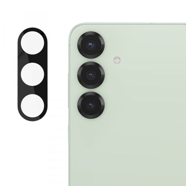 Folie de protectie Camera Spate Techsuit pentru Samsung Galaxy S25+ S936, Sticla Securizata, Neagra