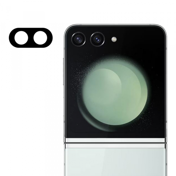 Folie de protectie Camera Spate Techsuit pentru Samsung Galaxy Z Flip6 F741, Sticla Securizata, Neagra